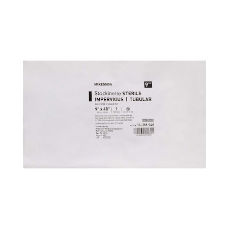 Mckesson Sterile Impervious Surgical Stockinette, 9 W x 48 L Inch, 12PK 16-3M-948